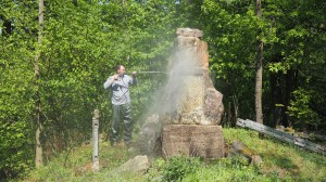 04 Zahájení rekonstrukce pomníku padlým v zaniklé vsi Lipoltov       